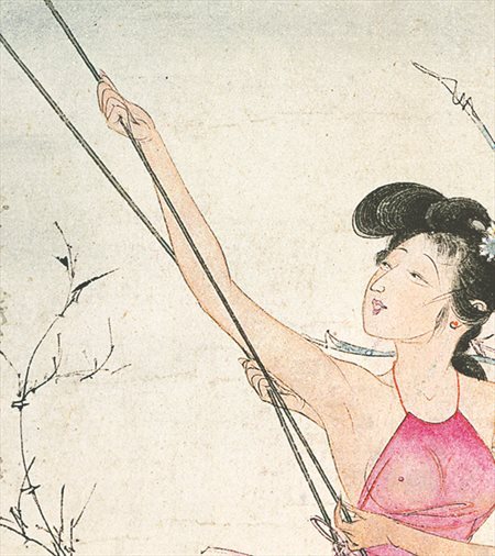 费县-胡也佛的仕女画和最知名的金瓶梅秘戏图